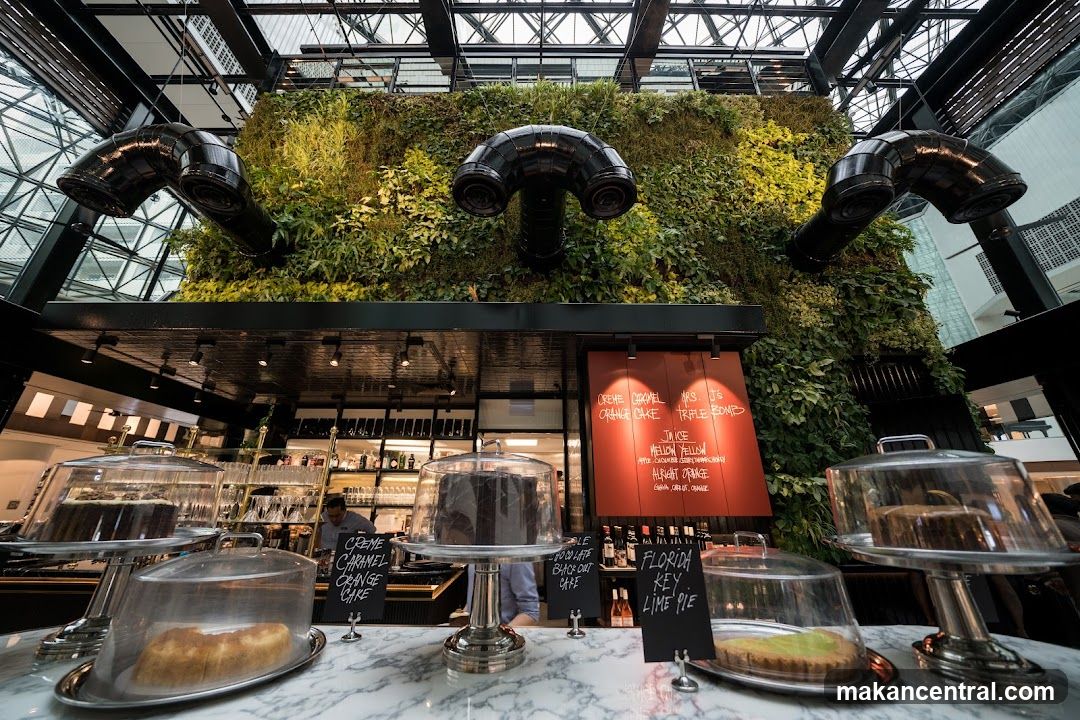 Dessert Display with Vertical Garden