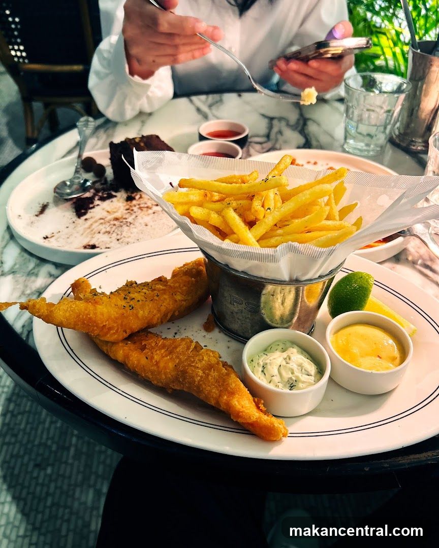 Fish and Chips with Fries