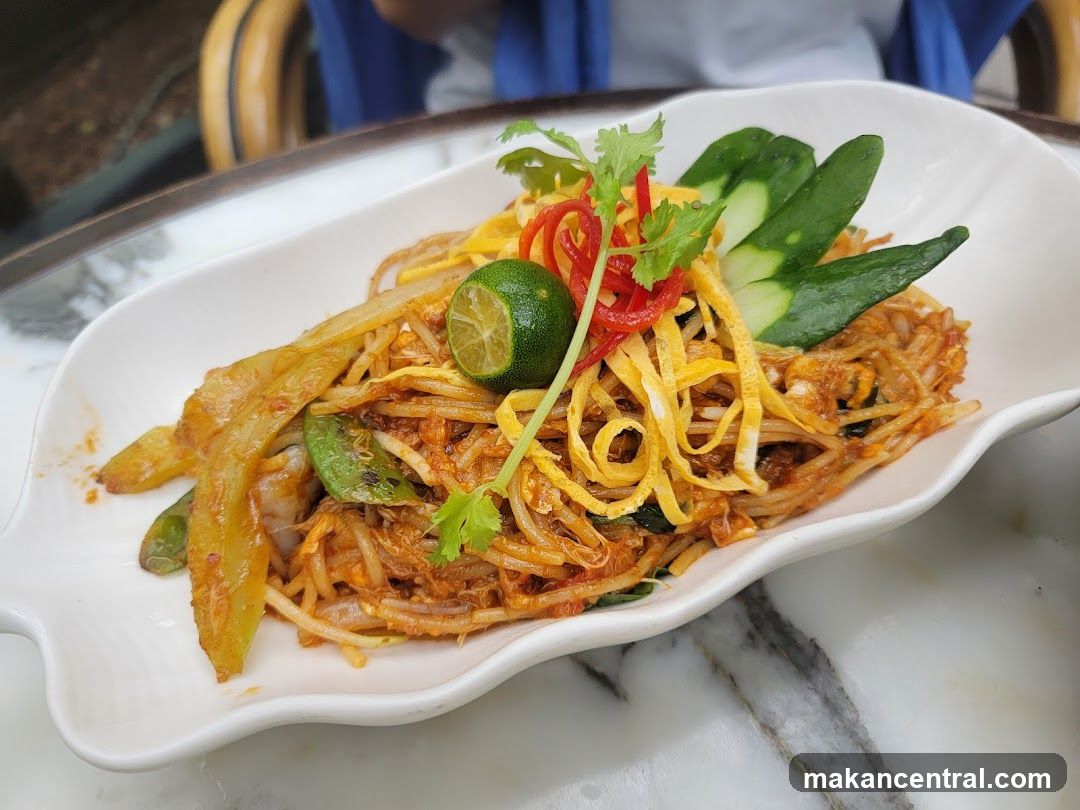 Noodle Dish with Garnish