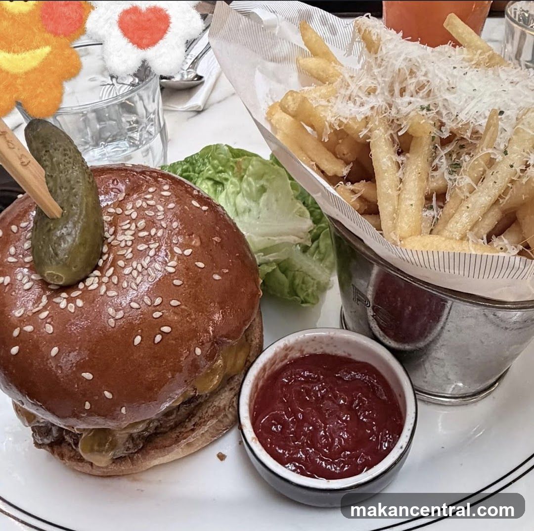 Burger and Fries