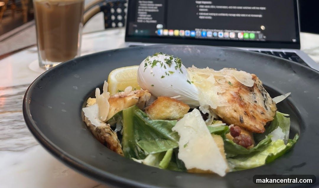 Caesar Salad with Poached Egg