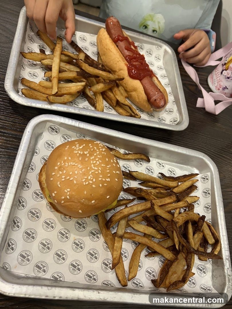 Burger and Hot Dog Meal
