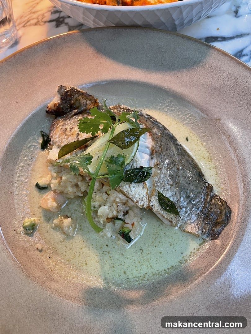 Fish dish with rice