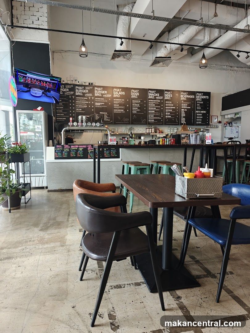 Restaurant Interior with Menu Boards