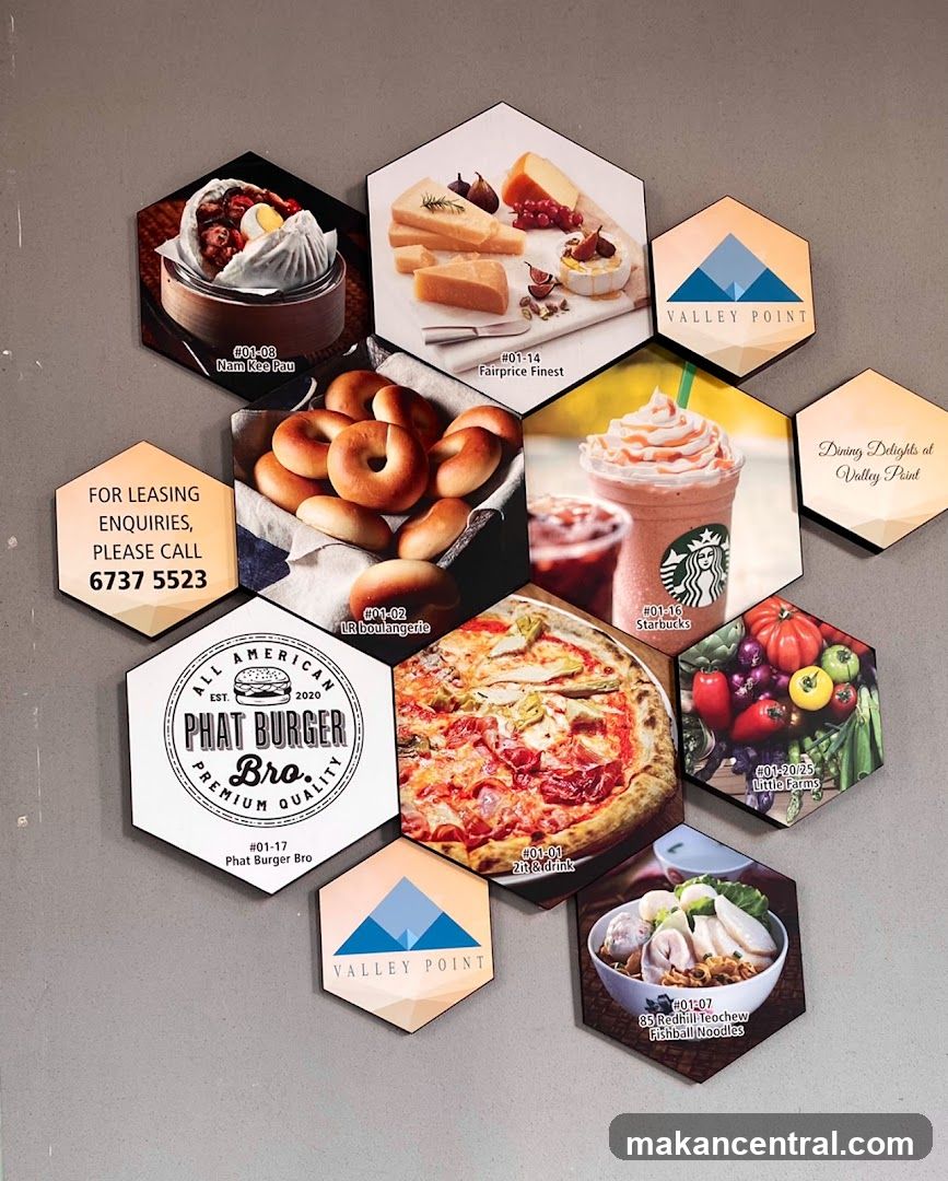 Valley Point Dining Delights Display