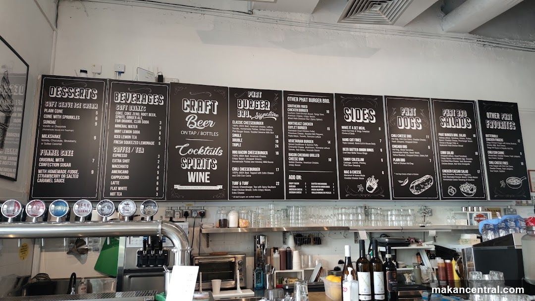 PHAT BURGER BRO Menu