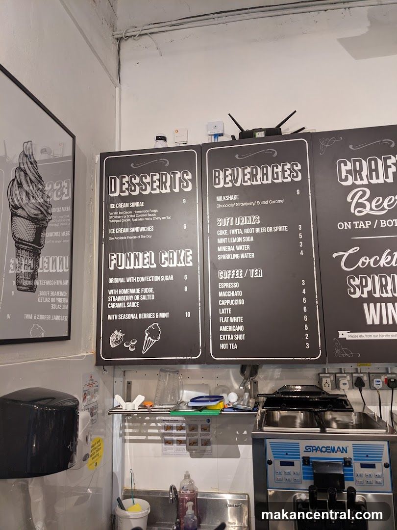 Desserts and Beverages Menu