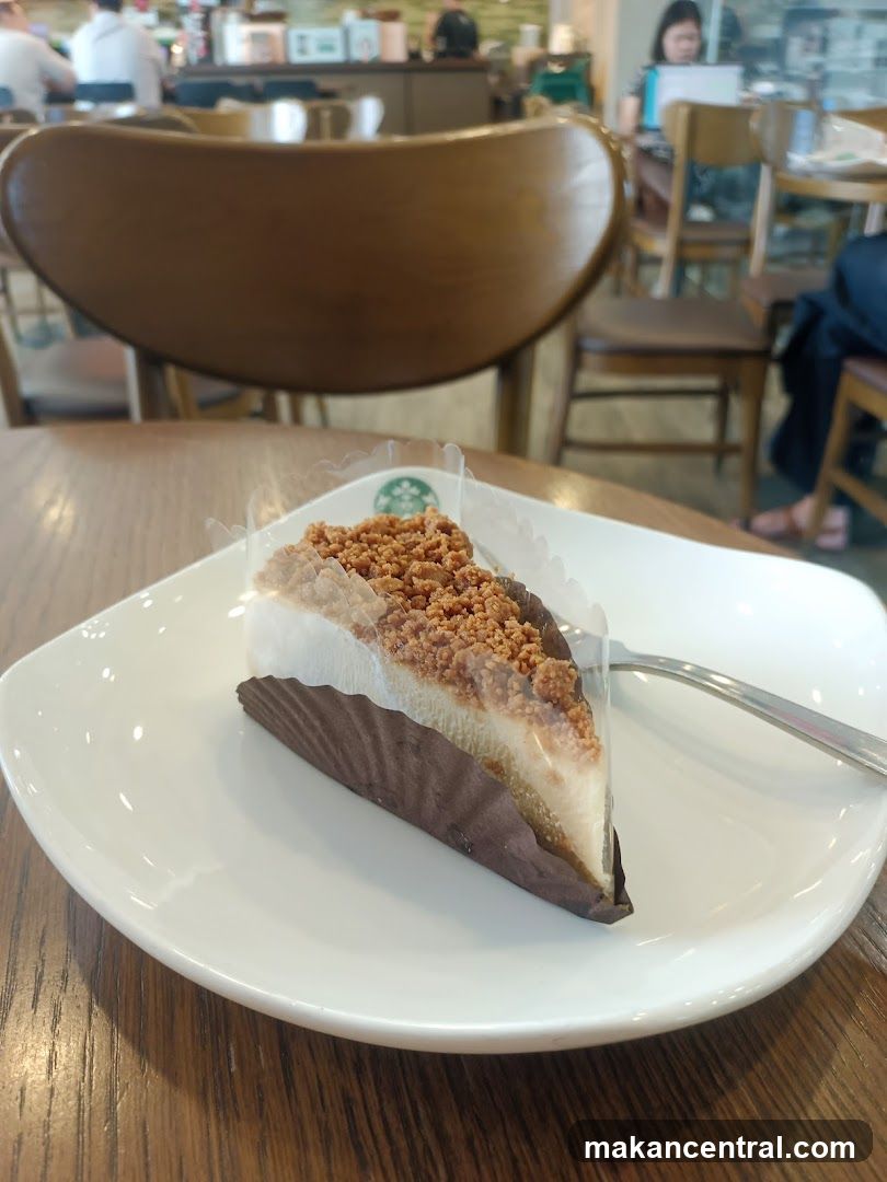 Slice of cake on a plate