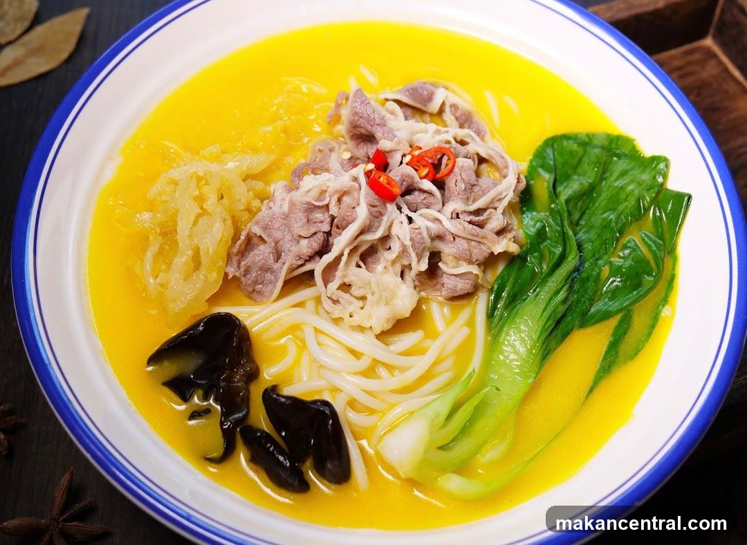 Noodle Soup with Beef and Vegetables