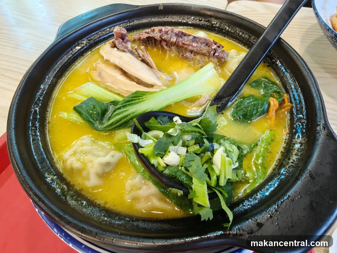 Noodle Soup with Chicken and Bok Choy