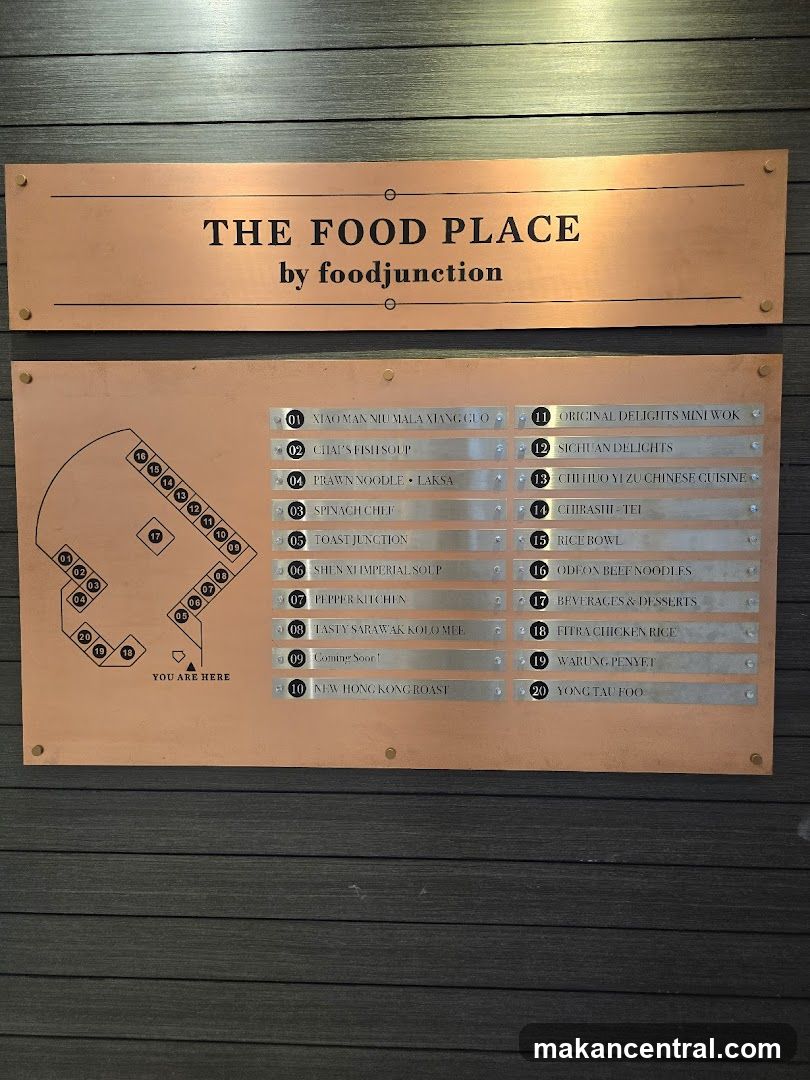 The Food Place by Foodjunction Menu and Map