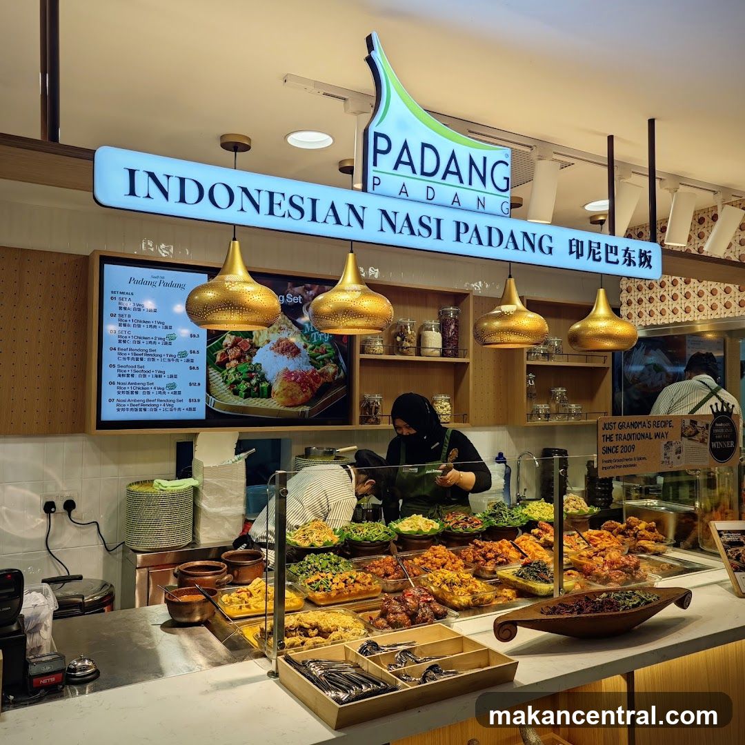Indonesian Nasi Padang Food Stall
