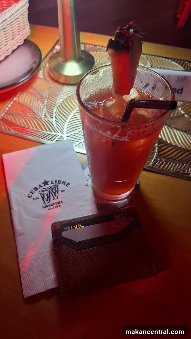 Cocktail and Napkin
