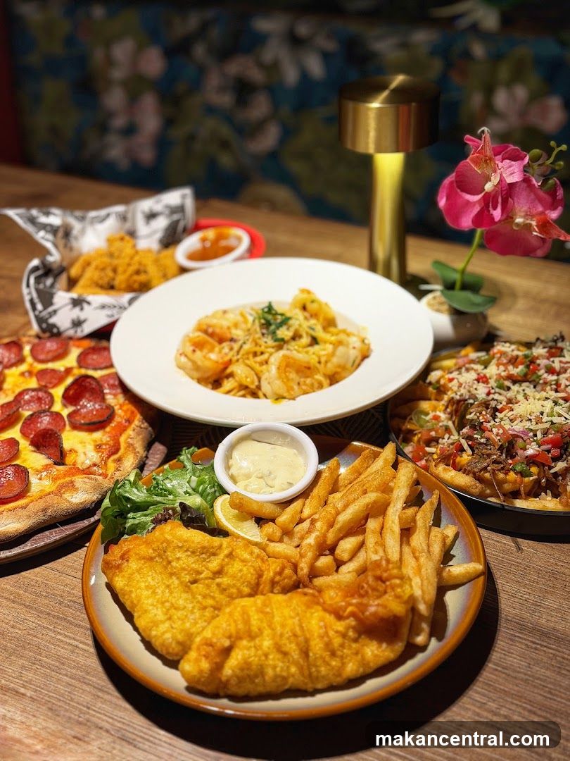 Assortment of Dishes on a Table