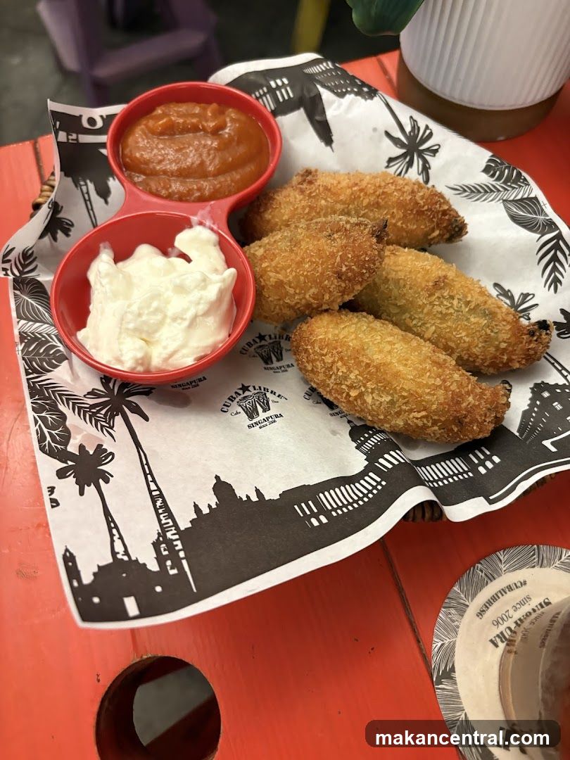 Fried Jalapenos with Dips
