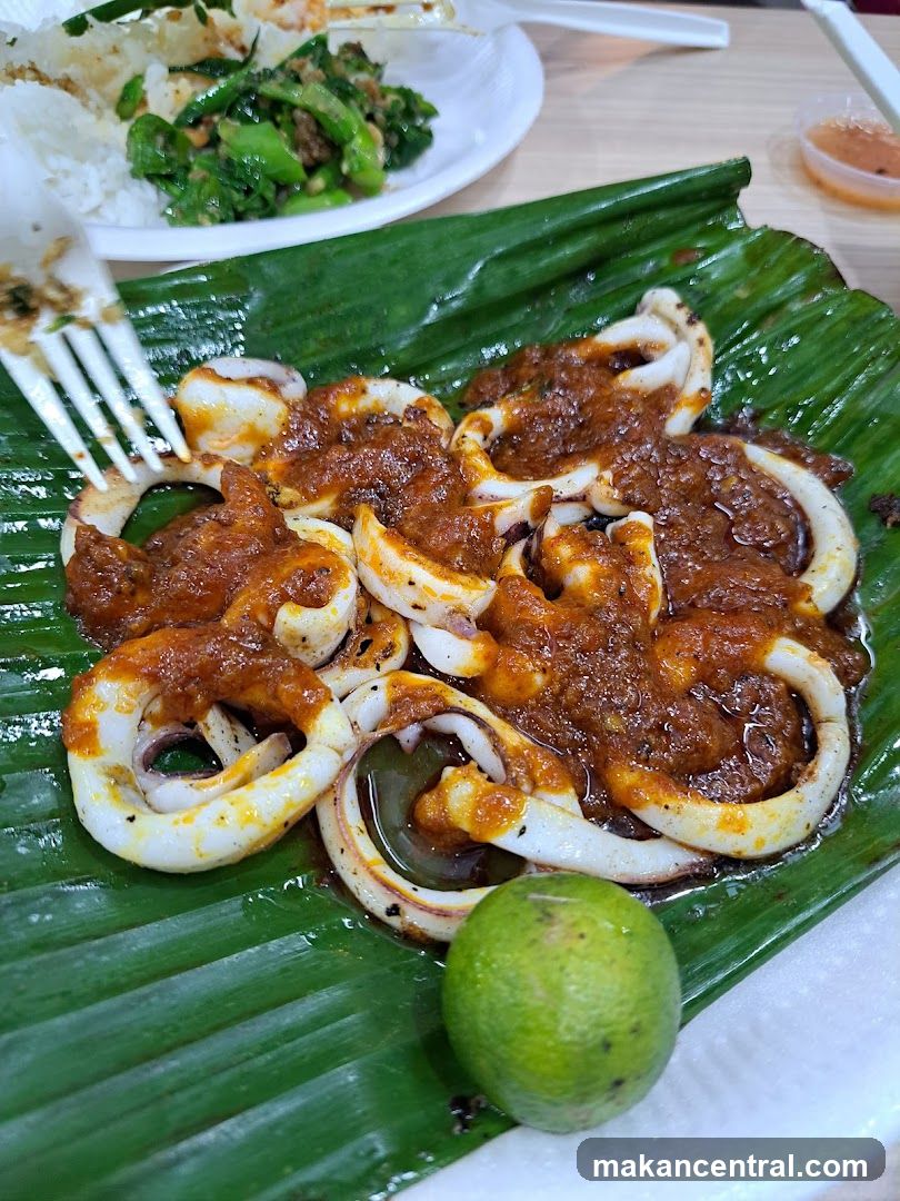 Spicy Squid with Rice