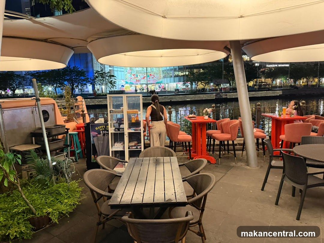 Outdoor Seating Area by the River