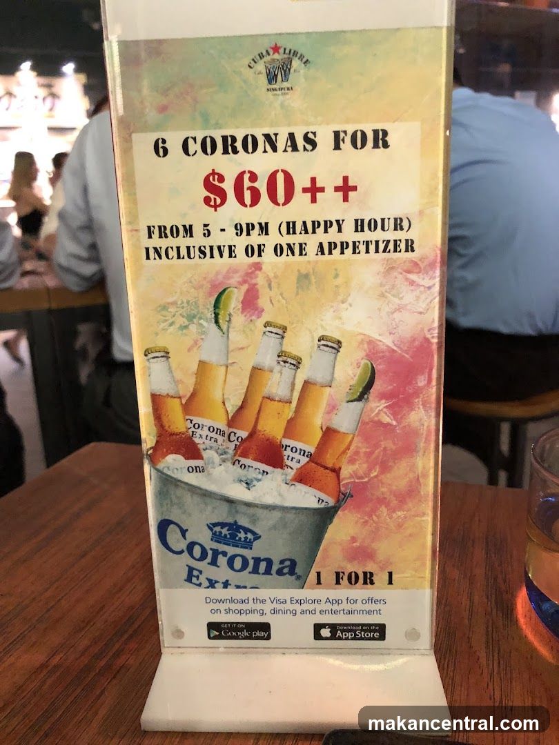 Cuba Libre Happy Hour Promotion