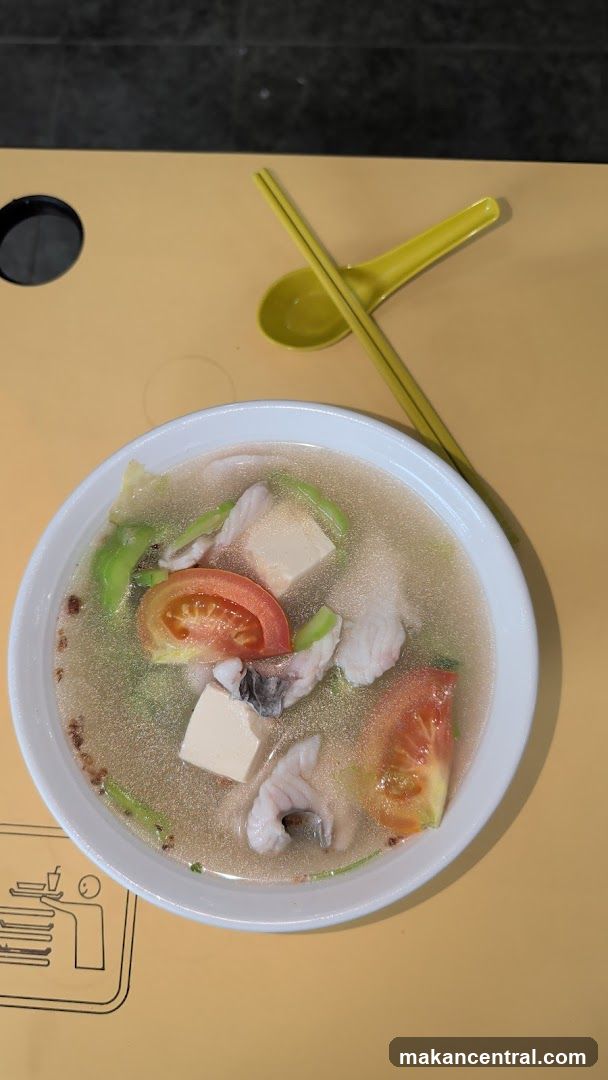Fish Soup with Tofu and Tomatoes