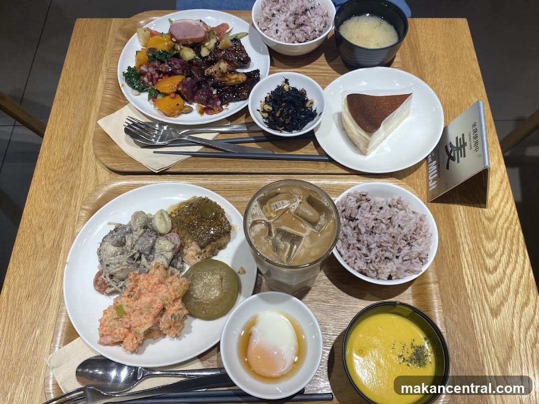 Two Trays of Food