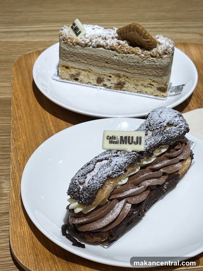 Desserts from MUJI Cafe