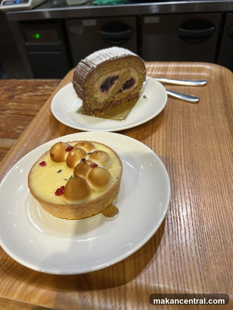 Desserts on a Tray