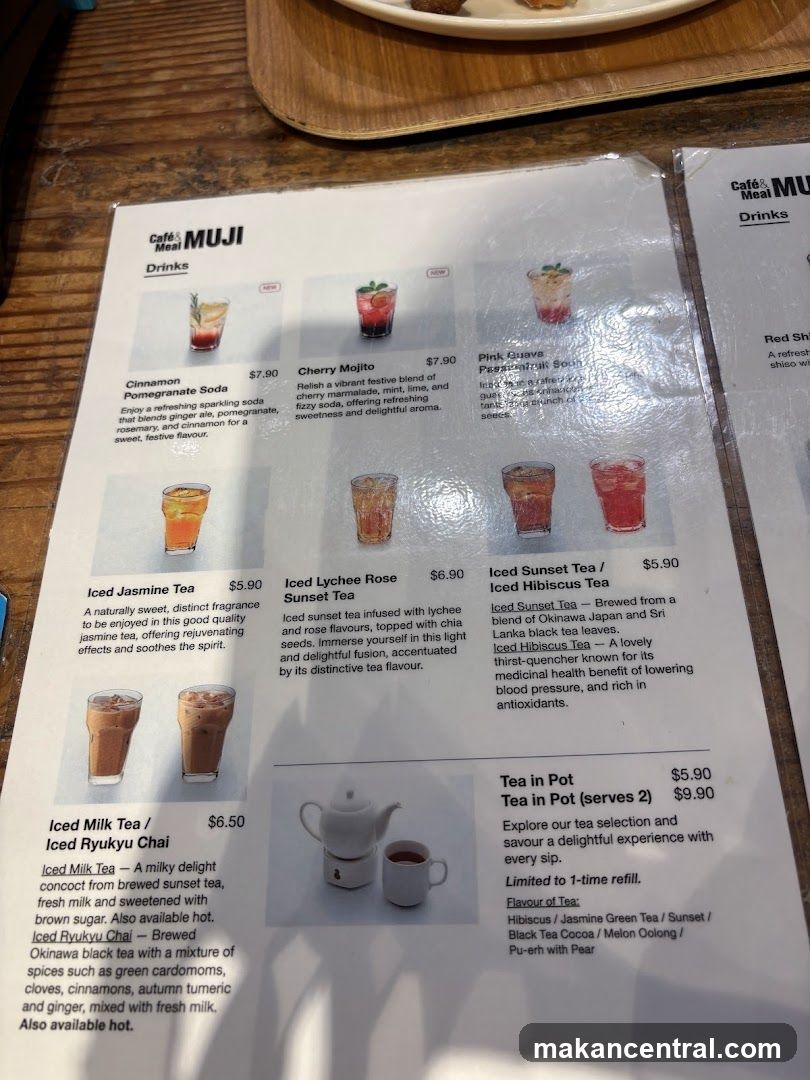 Cafe MUJI Drinks