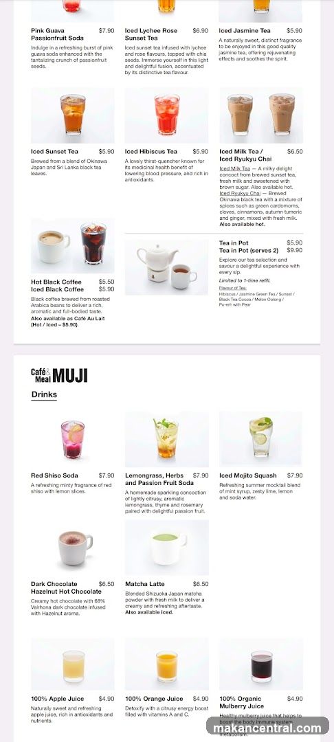 MUJI Drinks