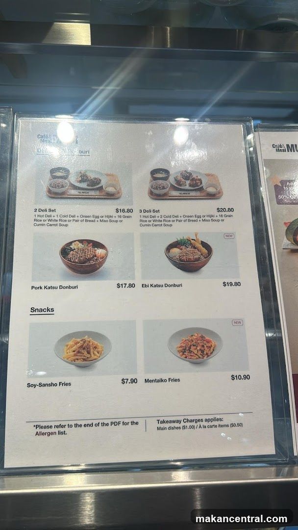 Donburi Menu