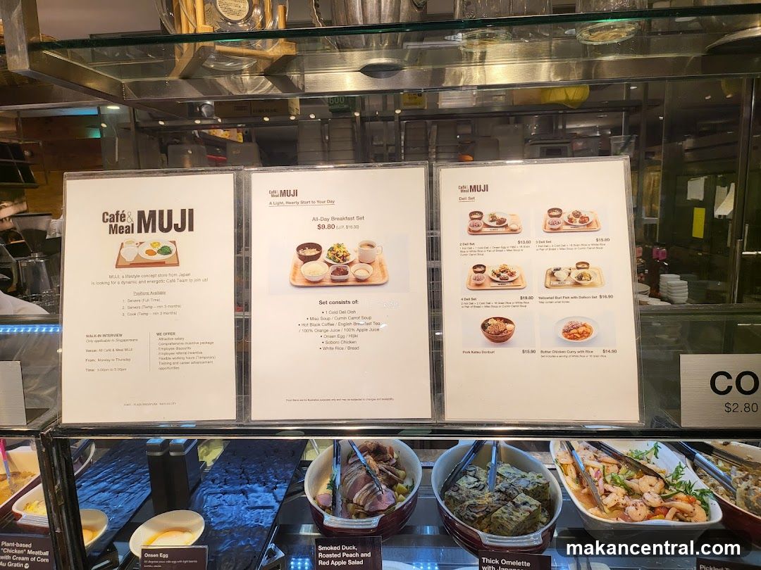 Cafe & Meal MUJI Menu