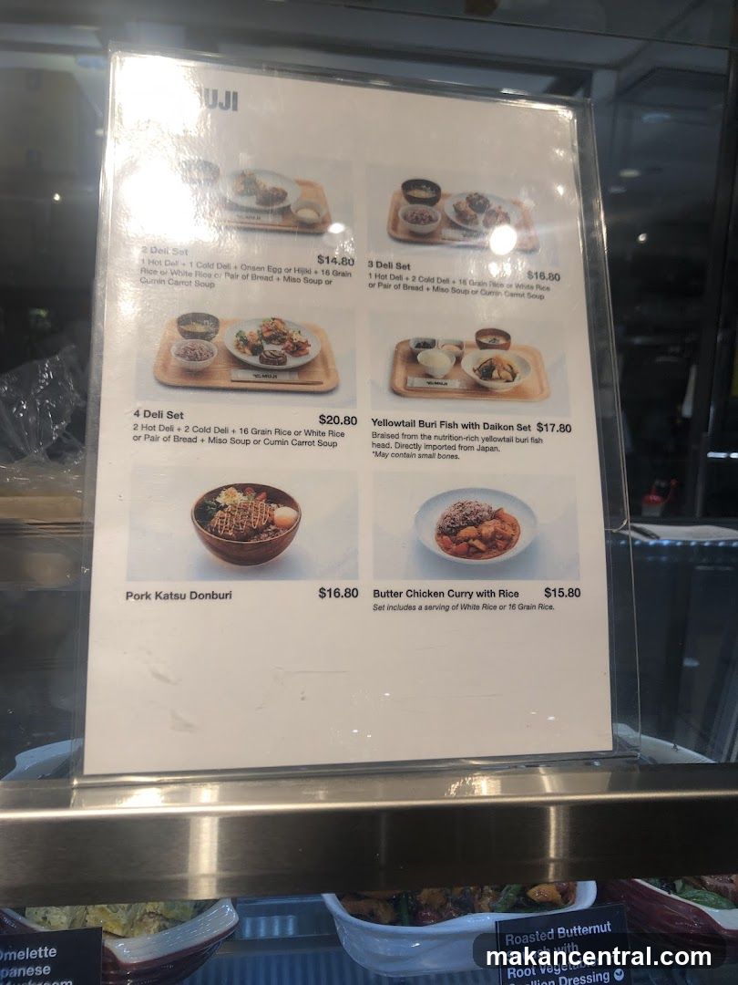 MUJI Menu