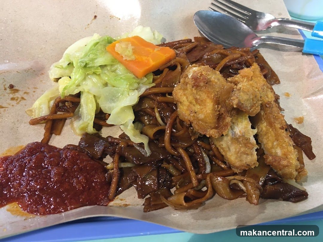 Fried Chicken with Noodles
