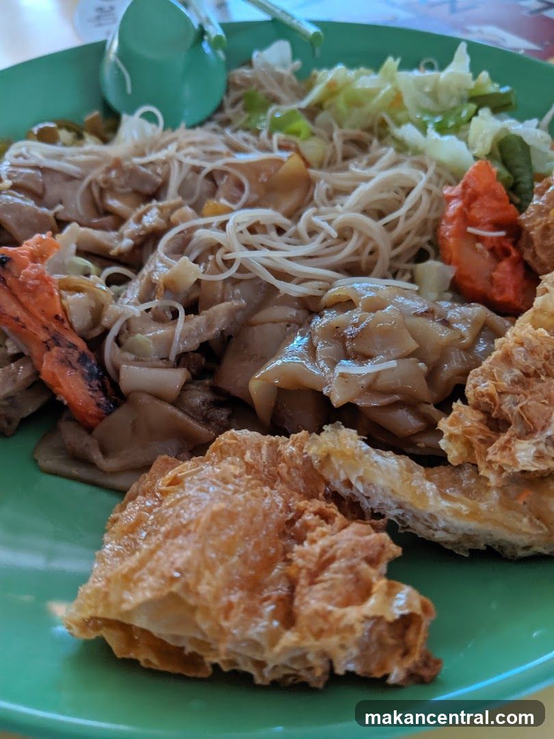 Noodles with Fried Tofu Skin