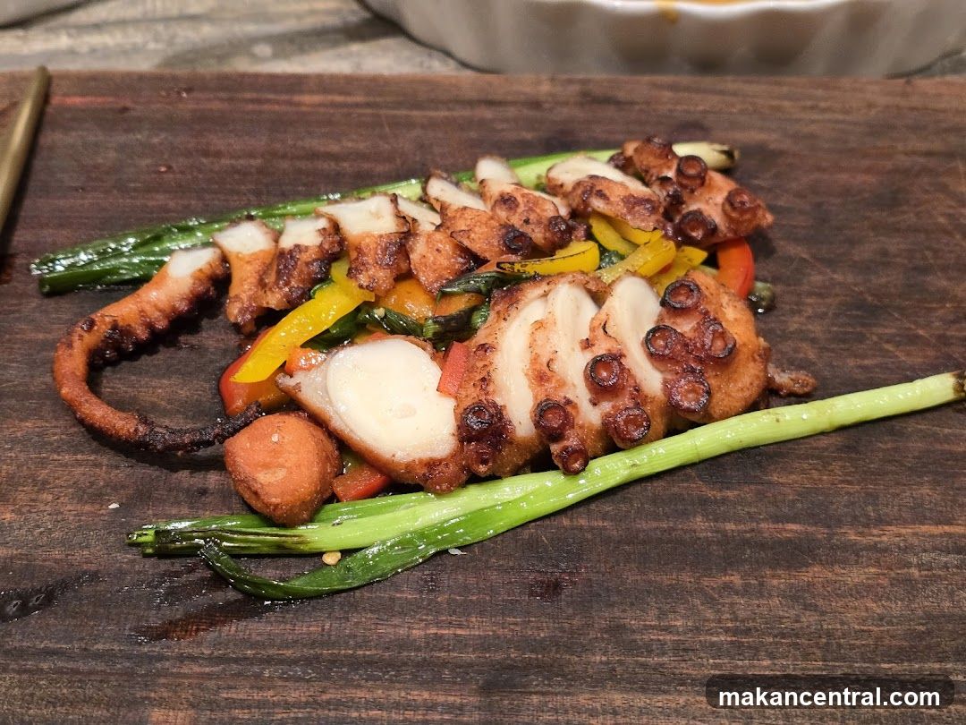 Grilled Octopus with Vegetables