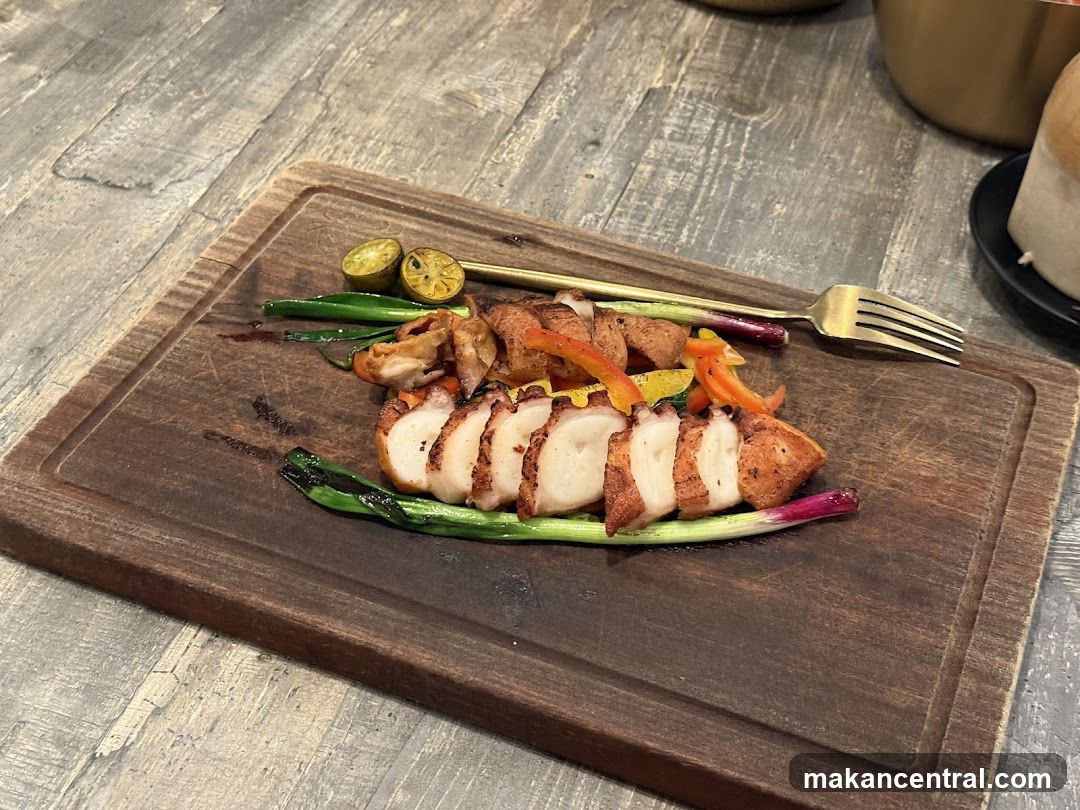 Grilled Octopus with Vegetables
