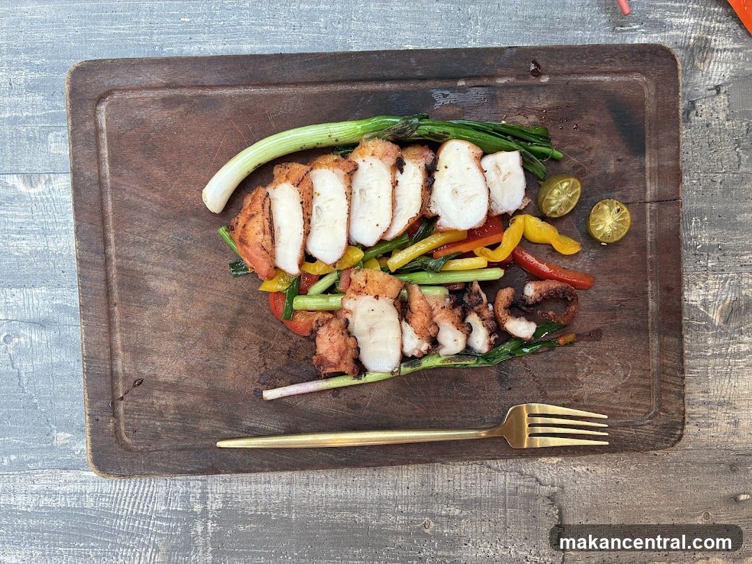 Grilled Octopus with Vegetables