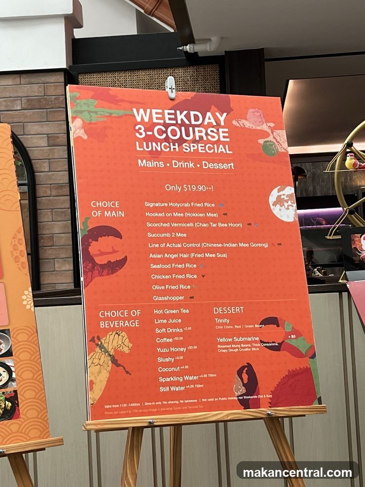 Weekday 3-Course Lunch Special