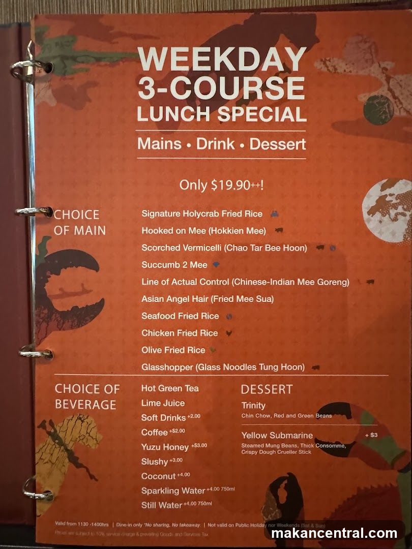 Weekday 3-Course Lunch Special