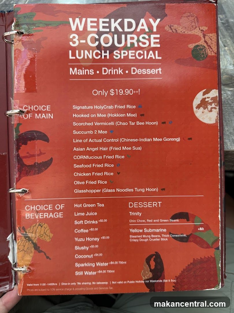 WEEKDAY 3-COURSE LUNCH SPECIAL