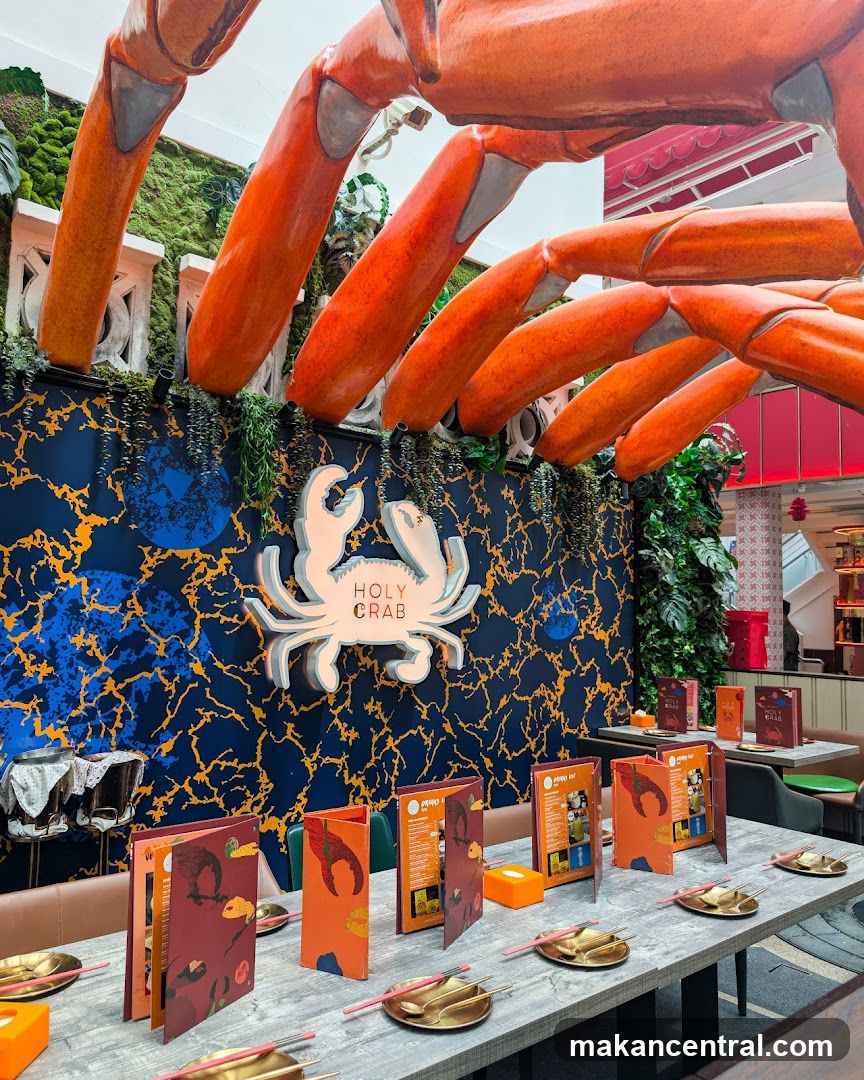 Restaurant Interior with Crab Theme