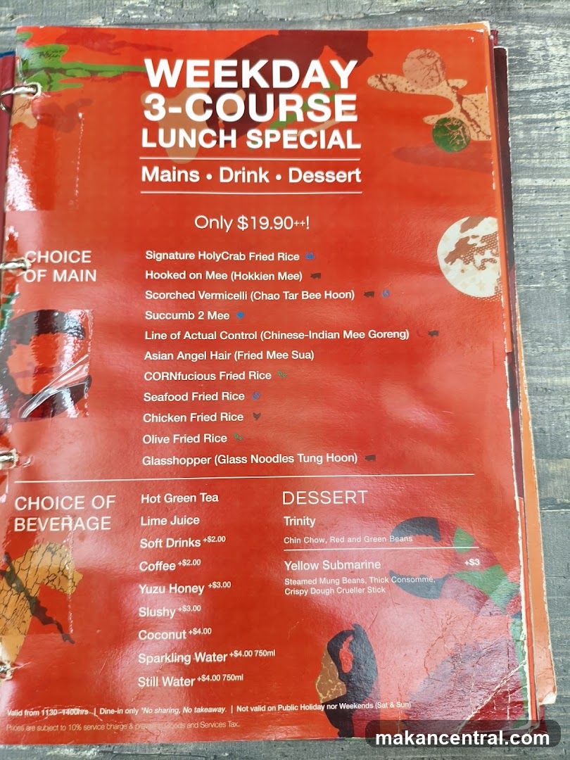WEEKDAY 3-COURSE LUNCH SPECIAL