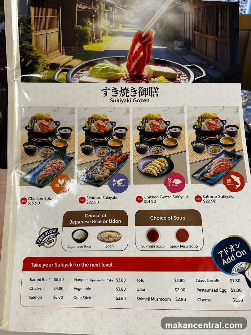 Sukiyaki Gozen