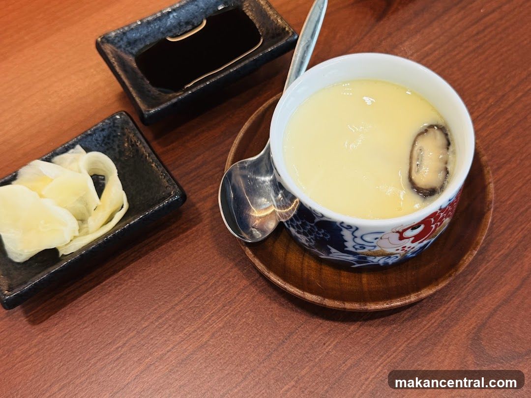 Steamed Egg Custard with Mushroom