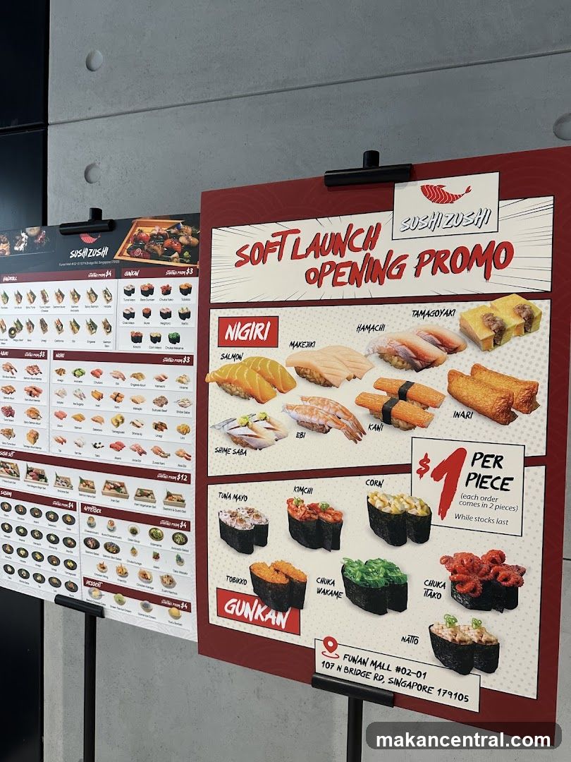 SushiZushi Soft Launch Opening Promo