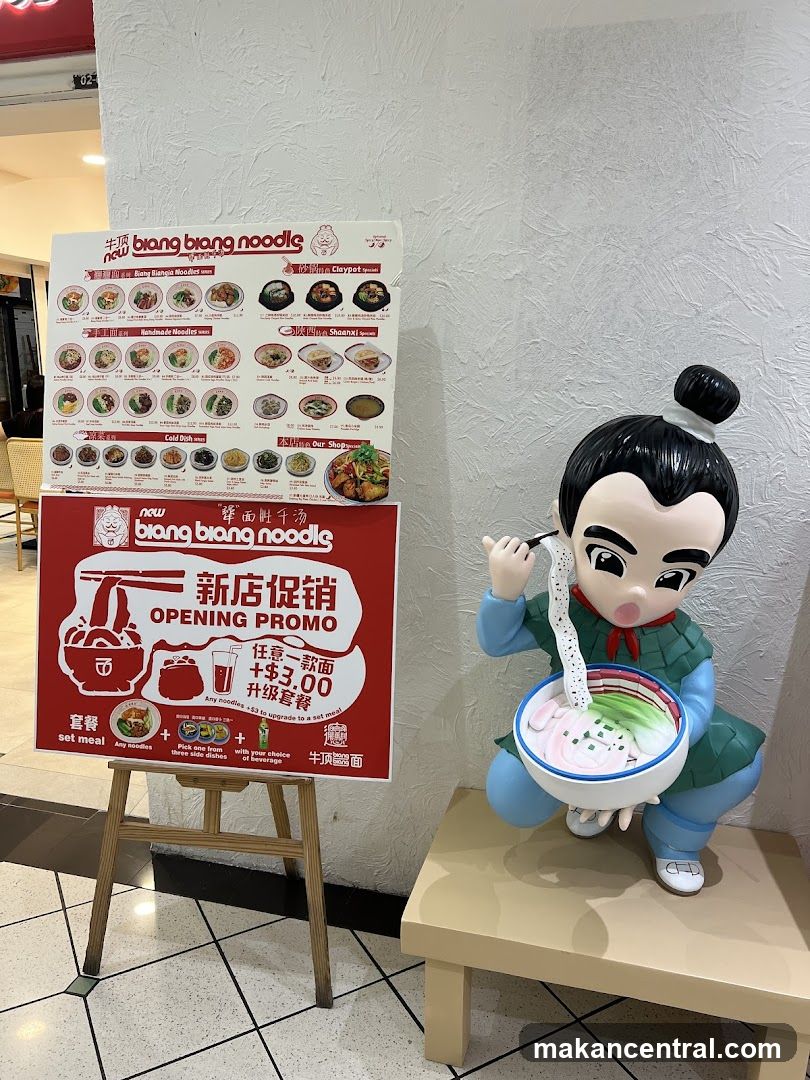 New Biang Biang Noodles Menu and Promo