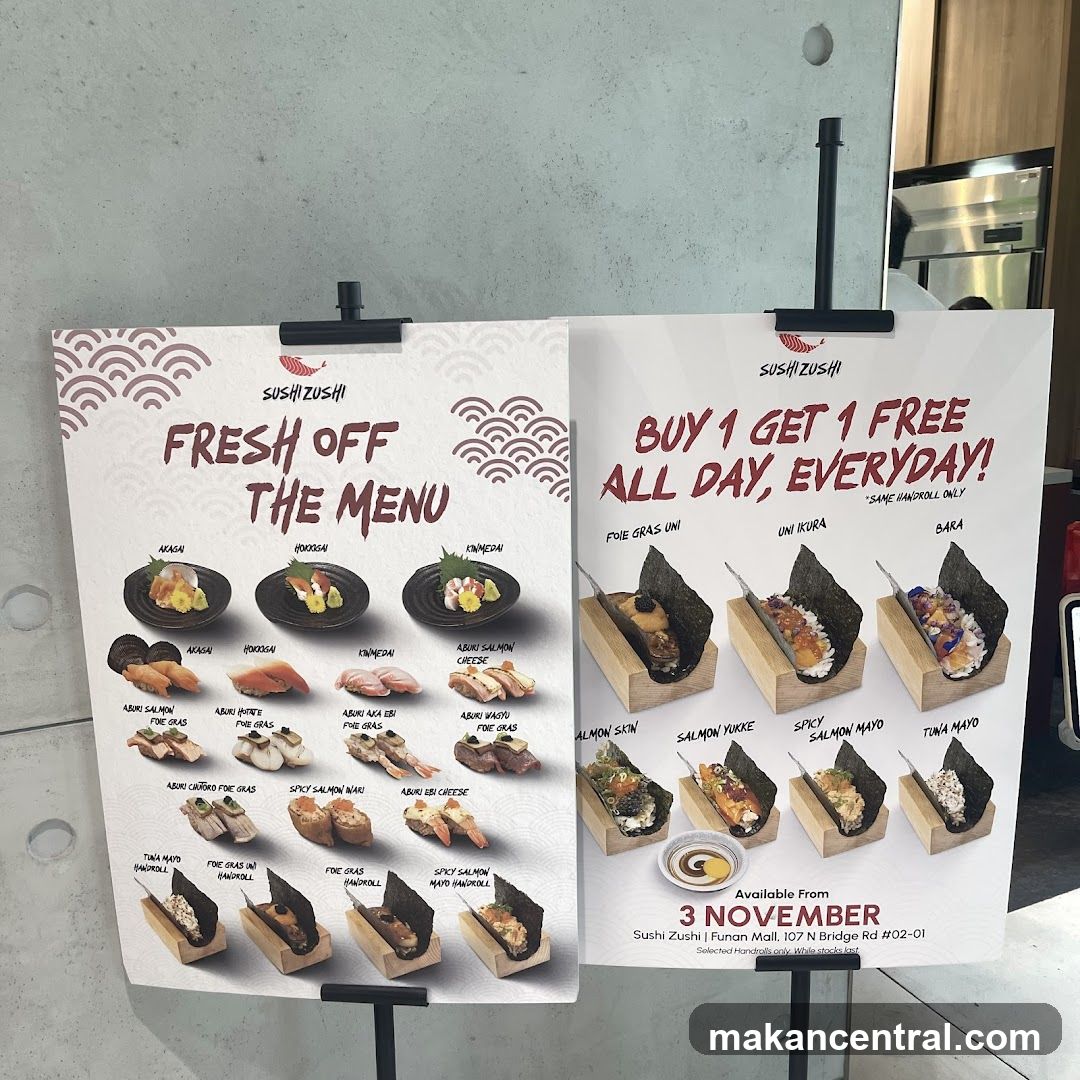Sushi Zushi Menu