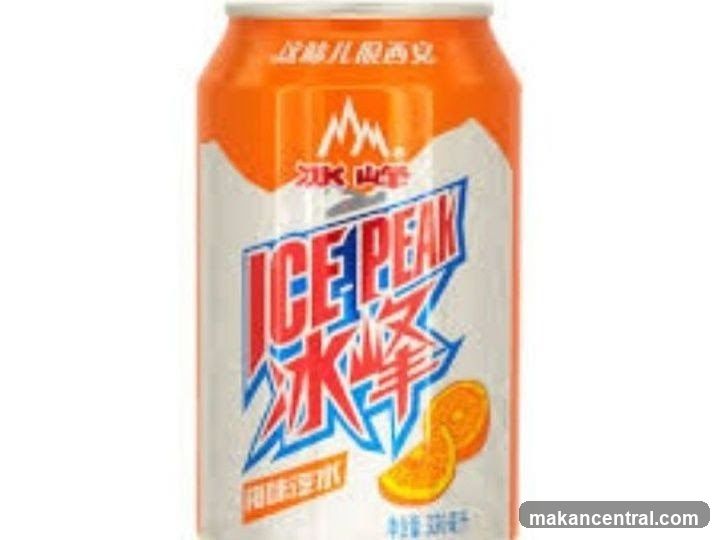 Ice Peak Orange Drink Can
