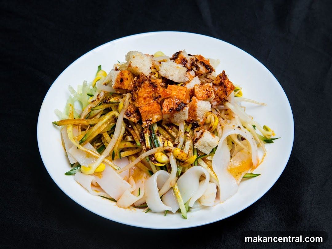 Salad with Tofu and Vegetables