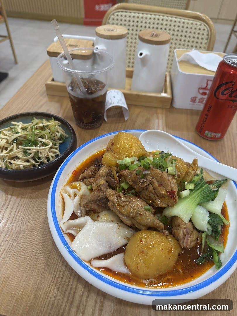 Chicken and Potato Noodles