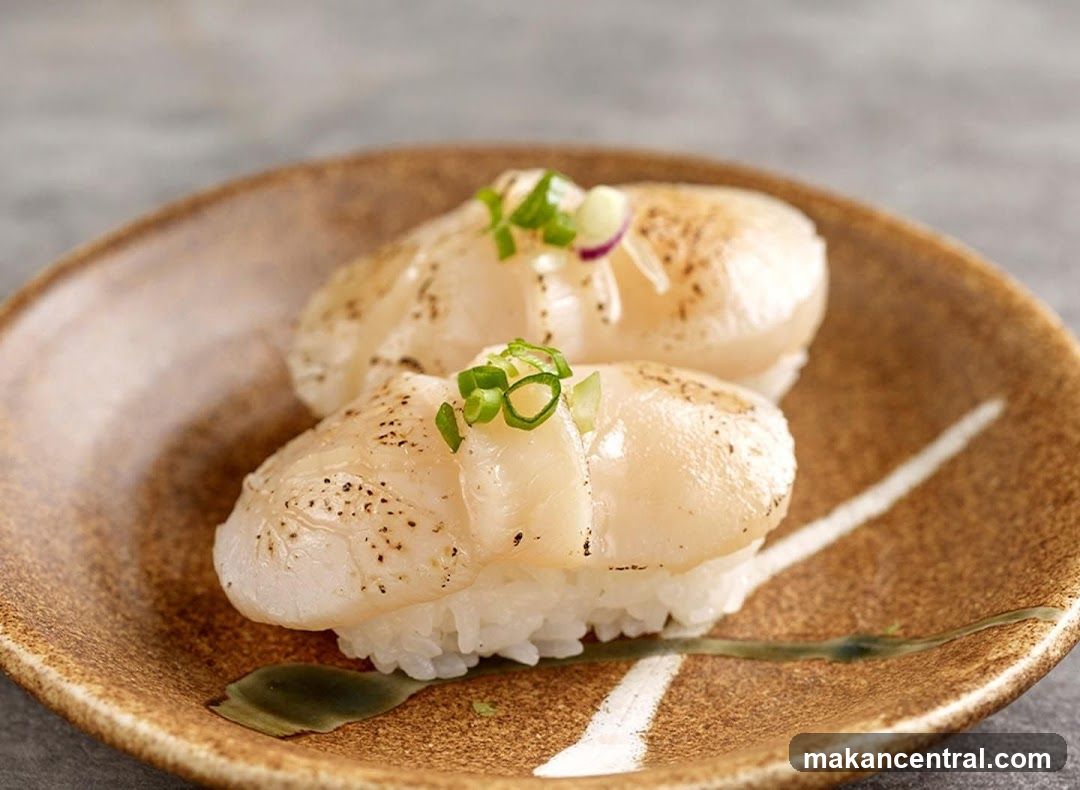 Scallop Nigiri Sushi